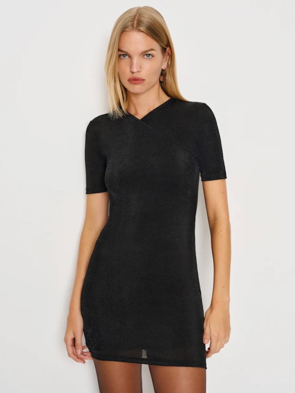Reformation Lotus Knit Dress - Black